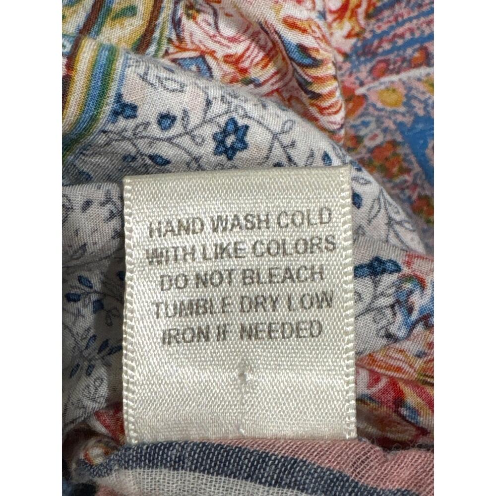 Anthropologie Aratta Silent Journey Texas Shirt, Paisley, Floral, Size Medium - Picture 14 of 14